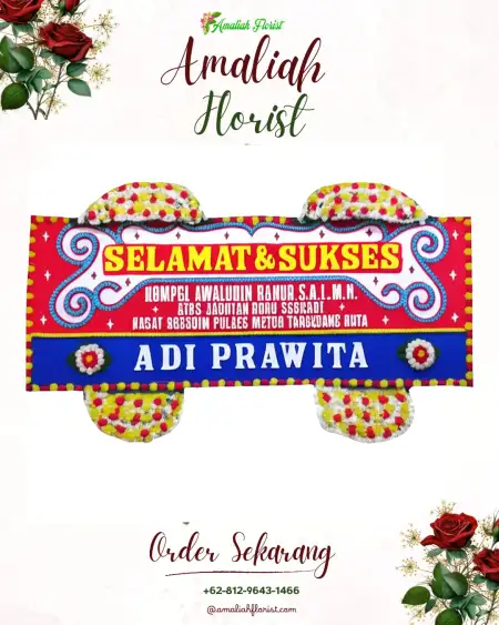 Papan Bunga Ucapan Selamat Lamongrejo